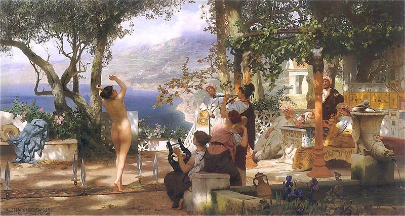Henryk Siemiradzki - La danza tra le spade